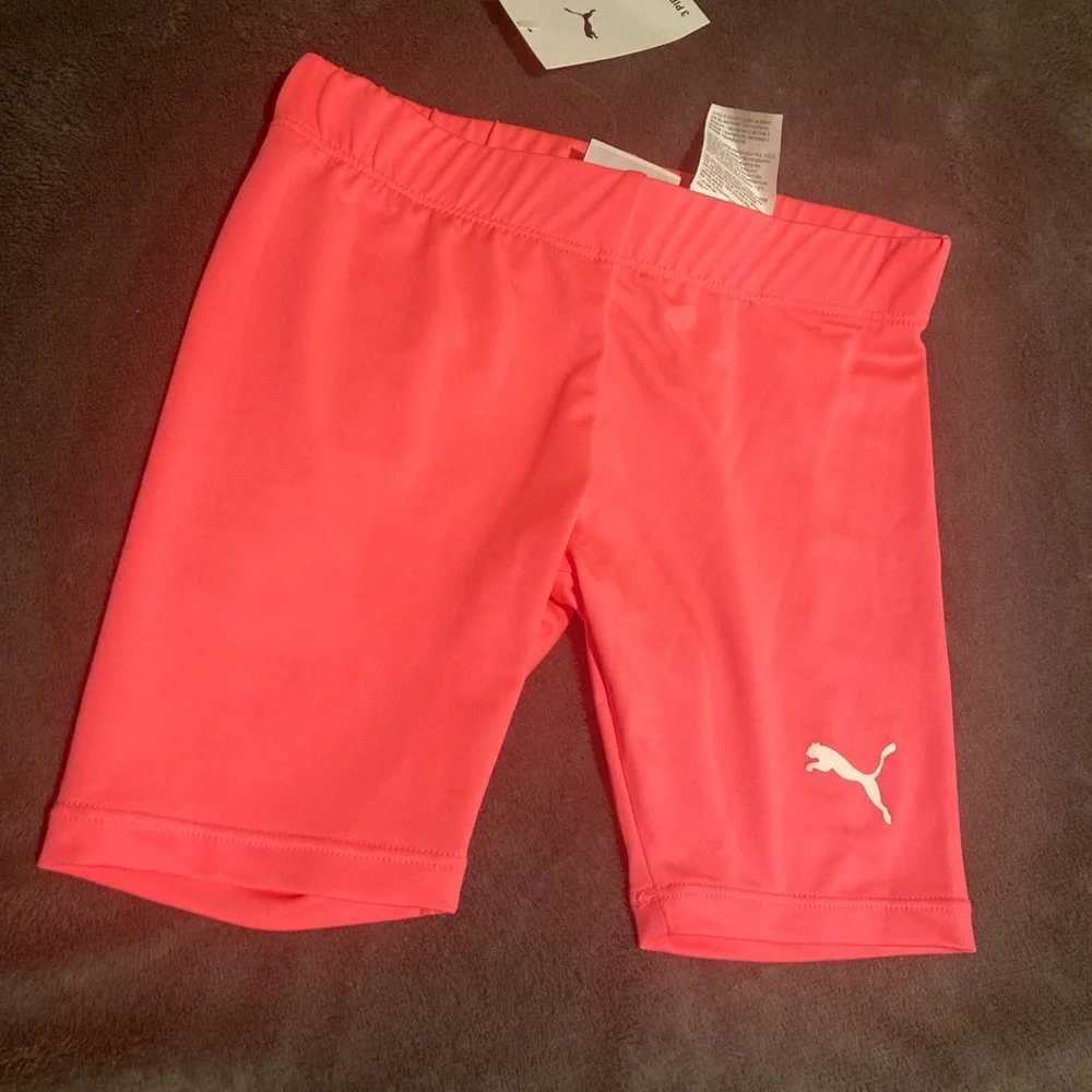 Puma Girls 3-Piece Active Set - Gray, Aqua & Pink - Picture 5 of 8